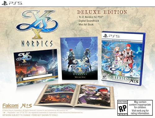 Ys X: Nordics (Deluxe Edition) - (PS5) PlayStation 5 Video Games NIS America   