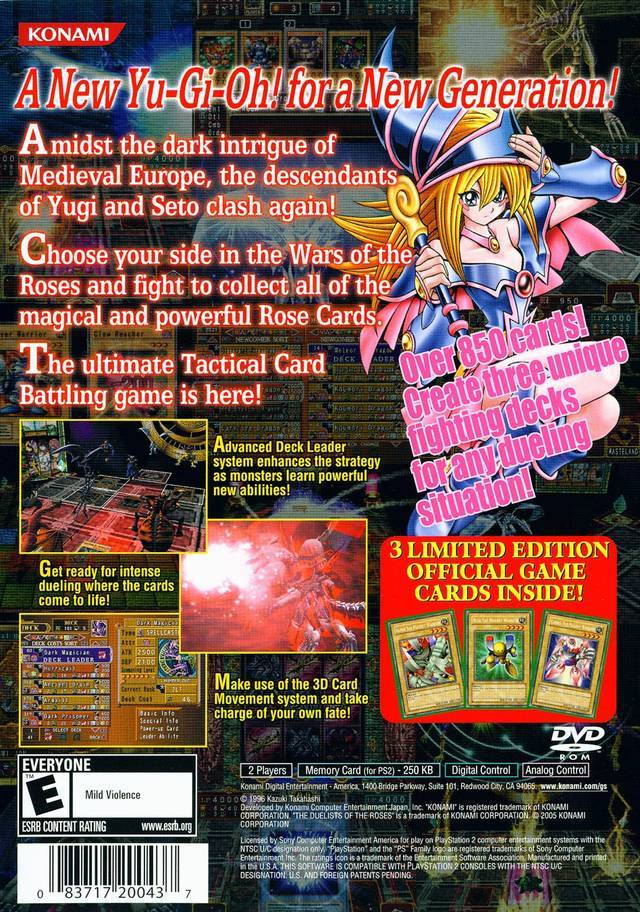 Yu-Gi-Oh! The Duelists of the Roses - (PS2) PlayStation 2 [Pre-Owned] Video Games Konami   