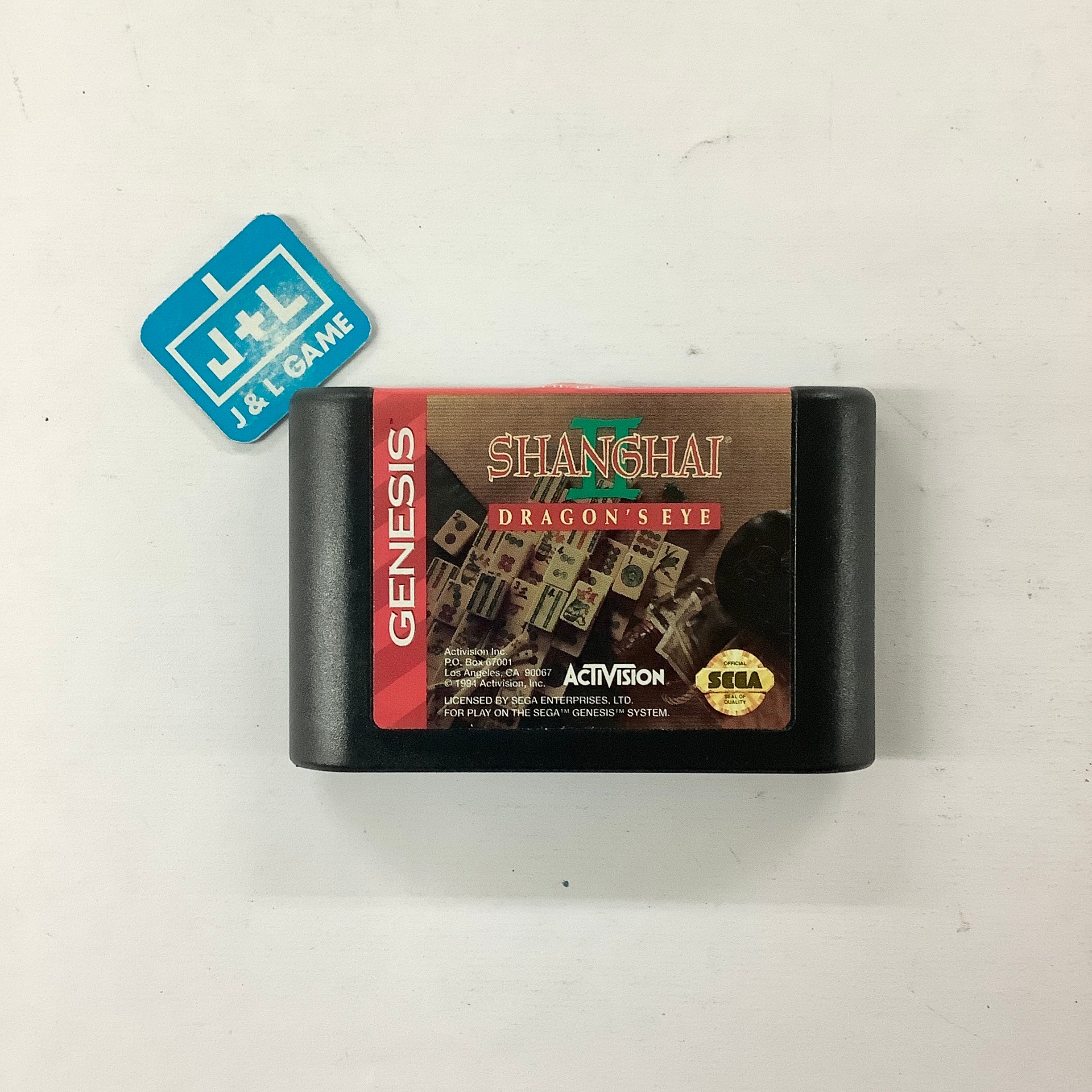 Shanghai II: Dragon's Eye - (SG) SEGA Genesis [Pre-Owned] Video Games Activision   