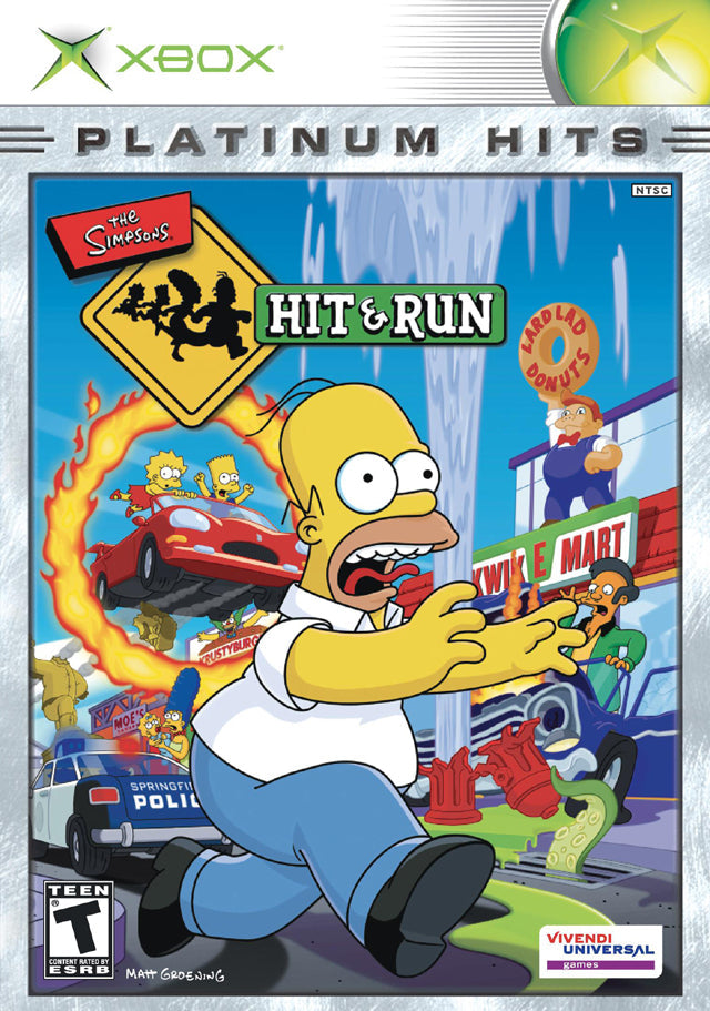 The Simpsons: Hit & Run (Platinum Hits) - (XB) Xbox [Pre-Owned] Video Games VU Games   