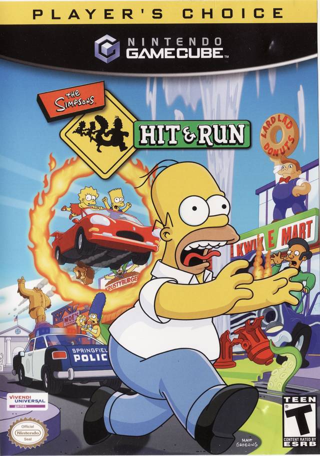 The Simpsons Hit & Run (Player's Choice) - (GC) GameCube [Pre-Owned] Video Games Nintendo   