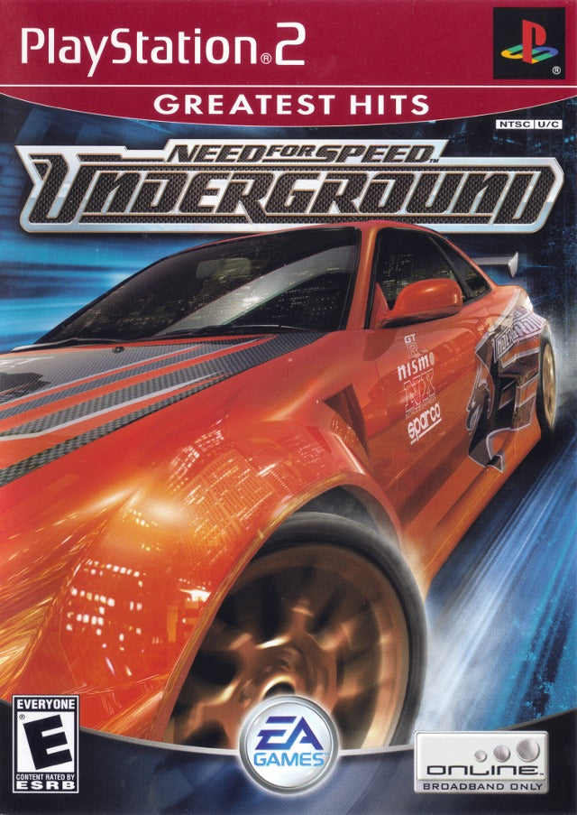 Need for Speed: Underground (Greatest Hits) - (PS2) PlayStation 2 [Pre-Owned] Video Games Electronic Arts   