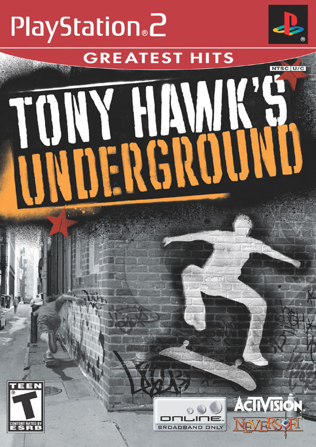 Tony Hawk's Underground (Greatest Hits) - (PS2) PlayStation 2 [Pre-Owned] Video Games Activision   