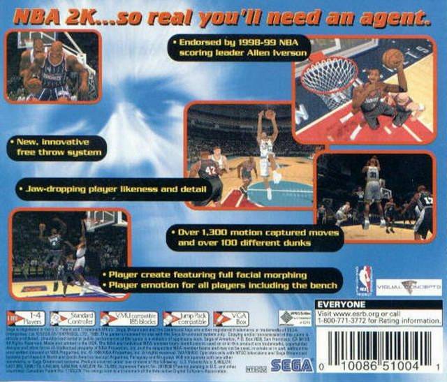 NBA 2K - (DC) Dreamcast [Pre-Owned] Video Games SEGA   