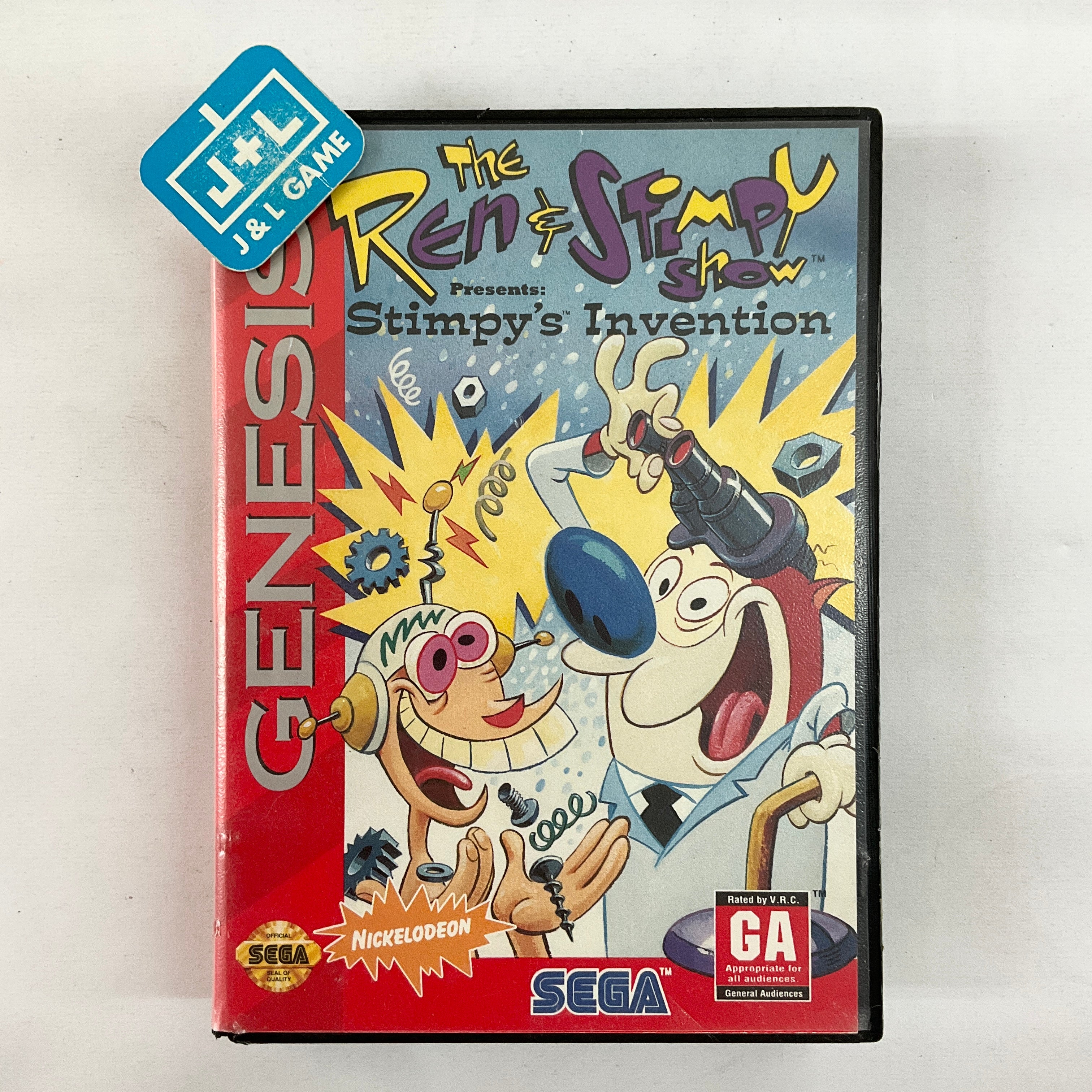 The Ren & Stimpy Show Presents: Stimpy's Invention - (SG) SEGA Genesis [Pre-Owned] Video Games Sega   