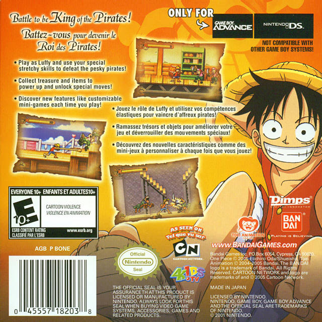 One Piece - (GBA) Game Boy Advance [Pre-Owned] Video Games Bandai Interactive   