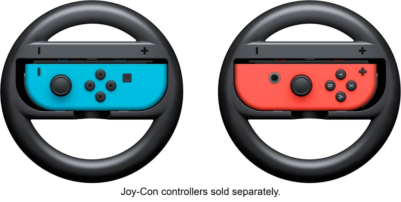 Nintendo Switch Joy-Con Wheel (Set of 2) (Black) - (NSW) Nintendo Switch Accessories Nintendo   