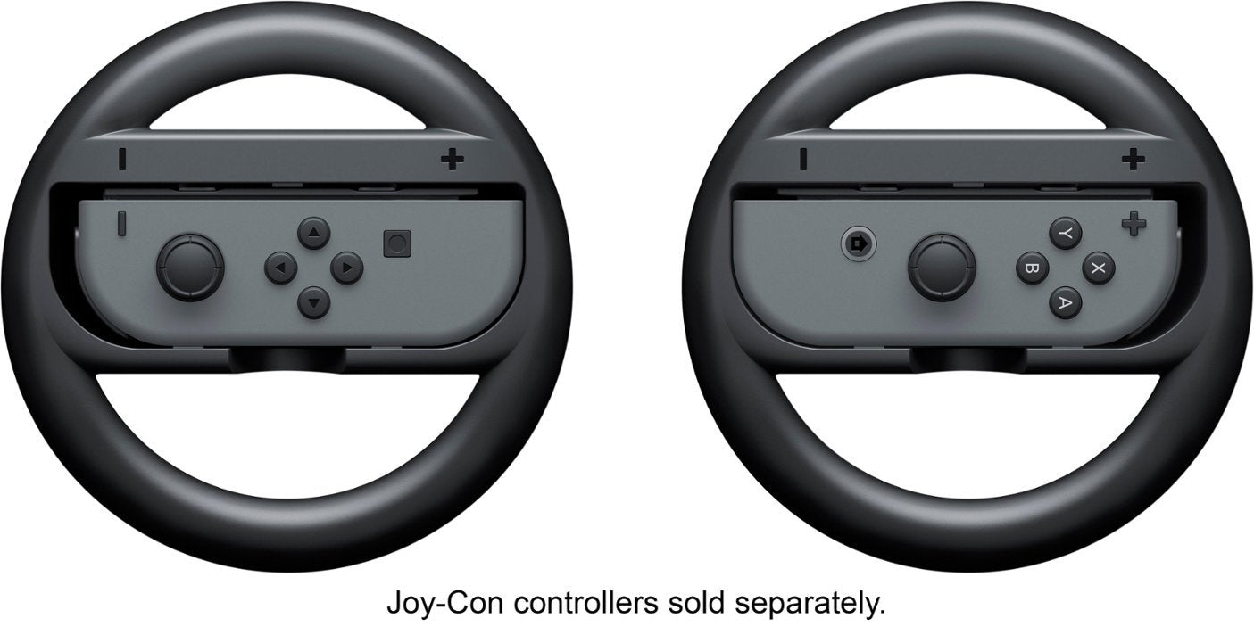 Nintendo Switch Joy-Con Wheel (Set of 2) (Black) - (NSW) Nintendo Switch Accessories Nintendo   