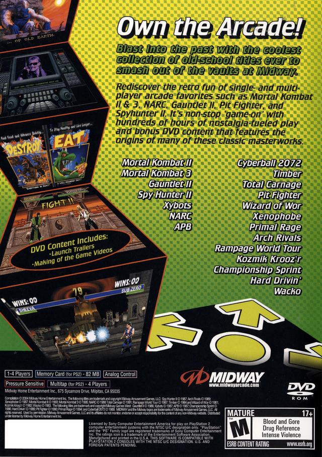 Midway Arcade Treasures 2 - (PS2) PlayStation 2 [Pre-Owned] Video Games Midway   