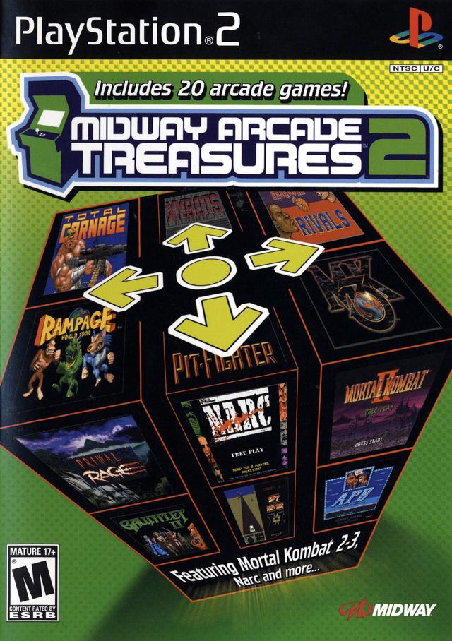 Midway Arcade Treasures 2 - (PS2) PlayStation 2 [Pre-Owned] Video Games Midway   