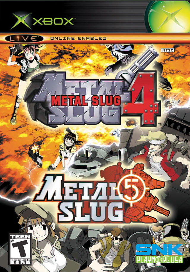 Metal Slug 4 & 5 - (XB) Xbox Video Games SNK Playmore   