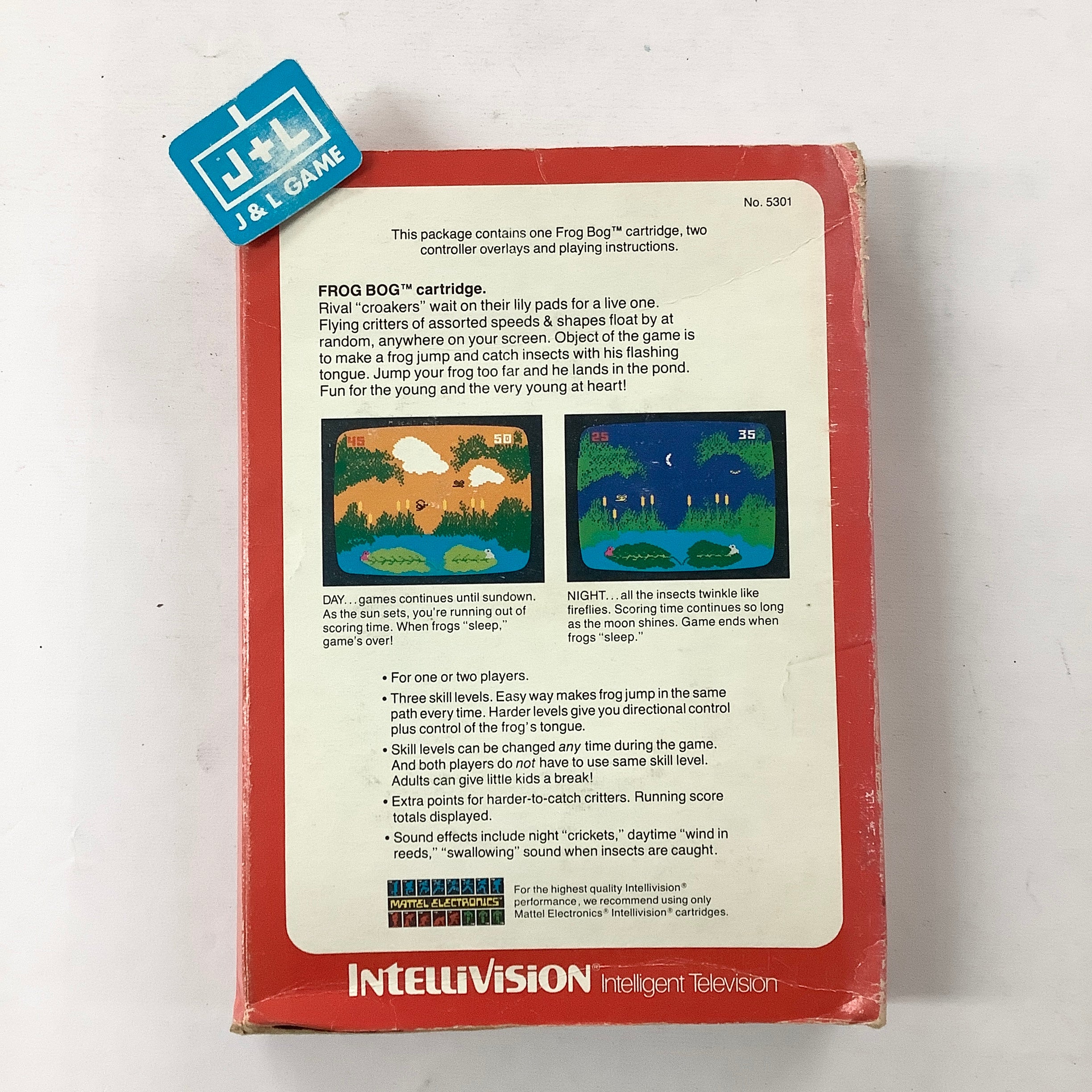 Frog Bog - (INTV) Intellivision [Pre-Owned] Video Games Intellivision   