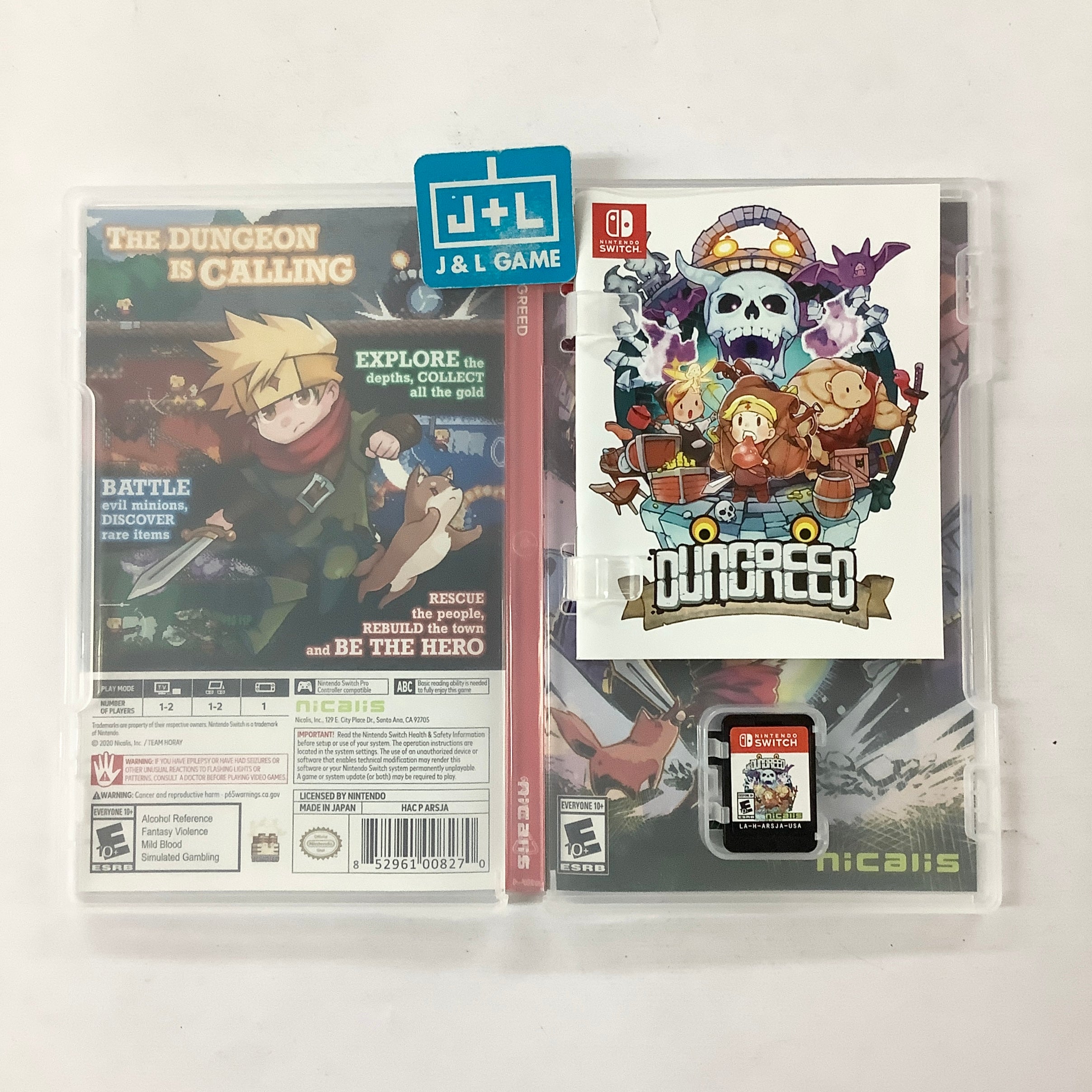 Dungreed - (NSW) Nintendo Switch [Pre-Owned] Video Games Nicalis   