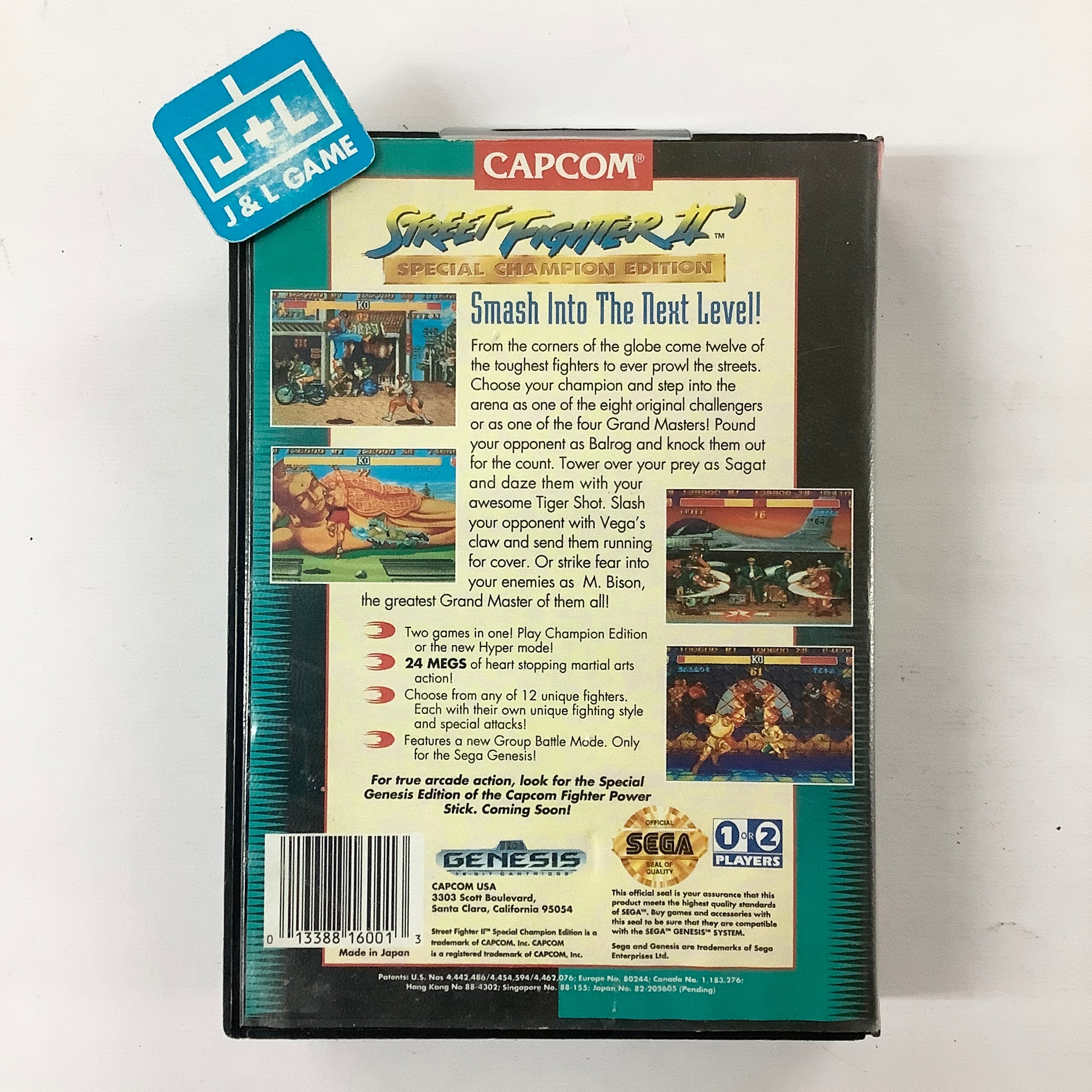 Street Fighter II: Special Champion Edition - (SG) SEGA Genesis [Pre-Owned] Video Games Capcom   