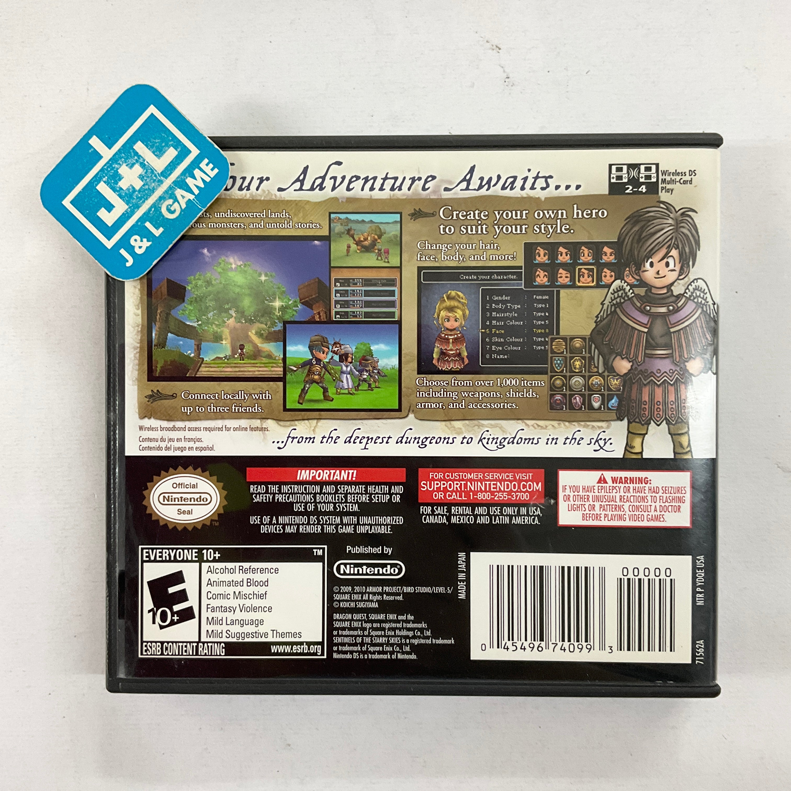 Dragon Quest IX: Sentinels of the Starry Skies - (NDS) Nintendo DS [Pre-Owned] Video Games Nintendo   