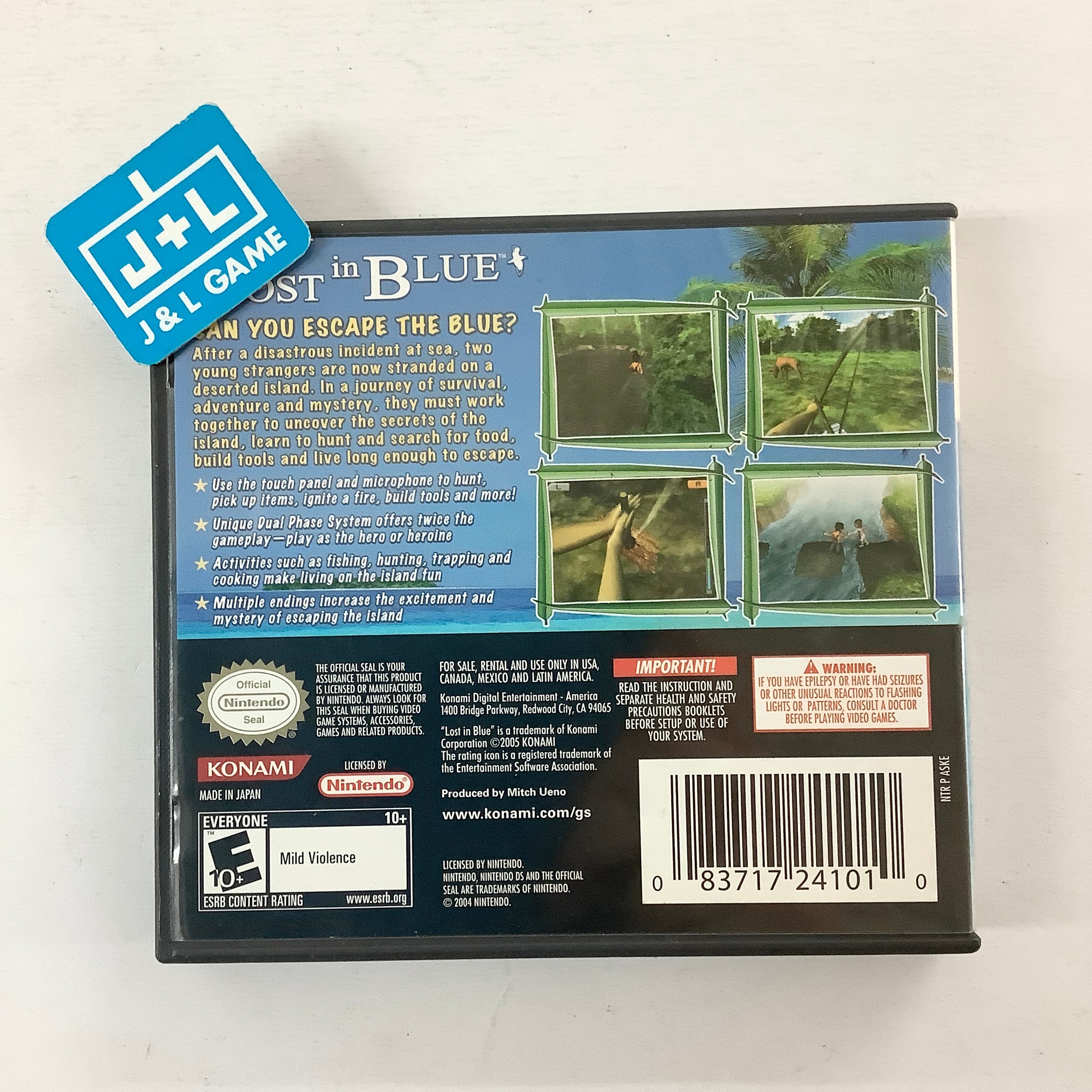 Lost in Blue - (NDS) Nintendo DS [Pre-Owned] Video Games Konami   