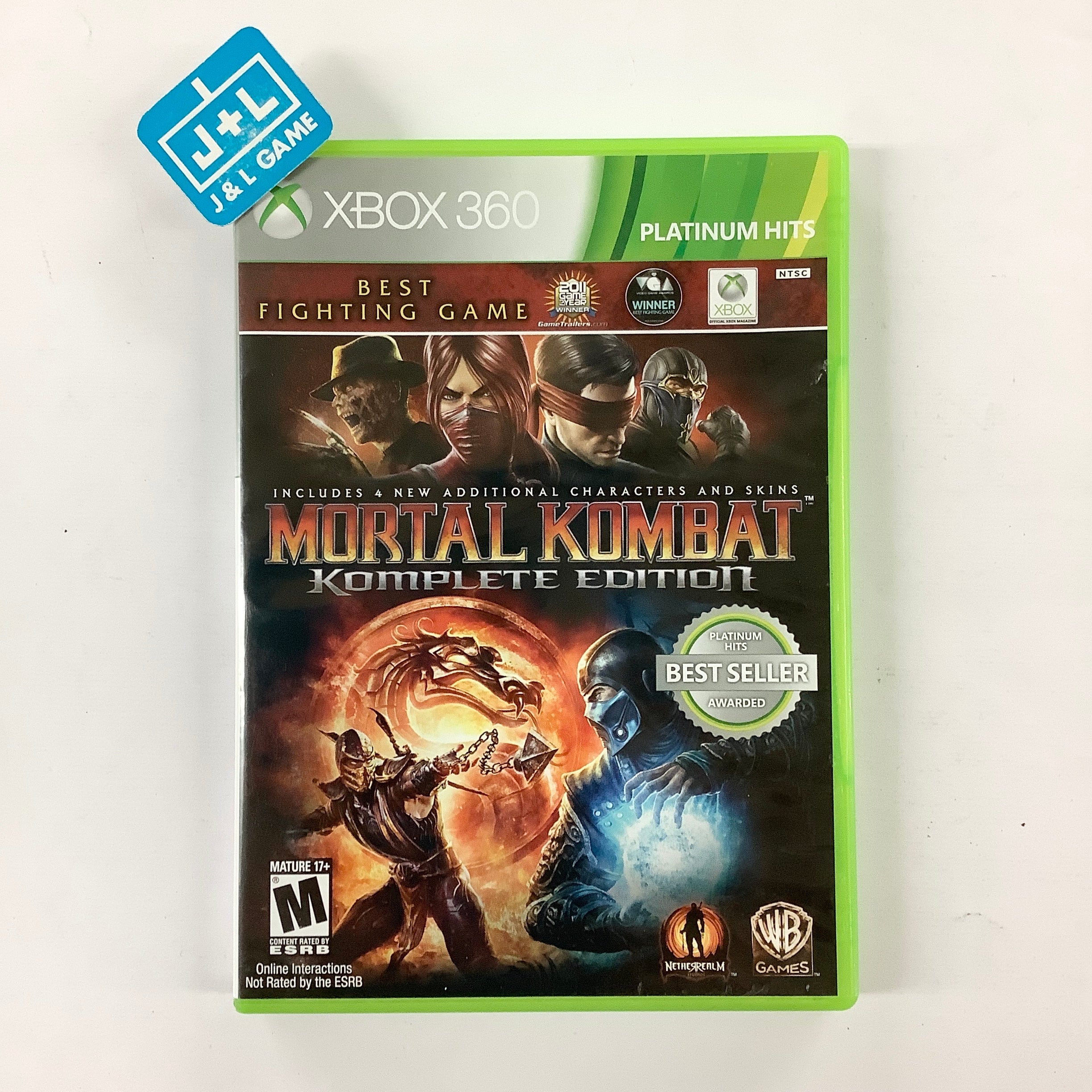 Mortal Kombat: Komplete Edition (Platinum Hits) - Xbox 360 [Pre-Owned] Video Games WB Games   