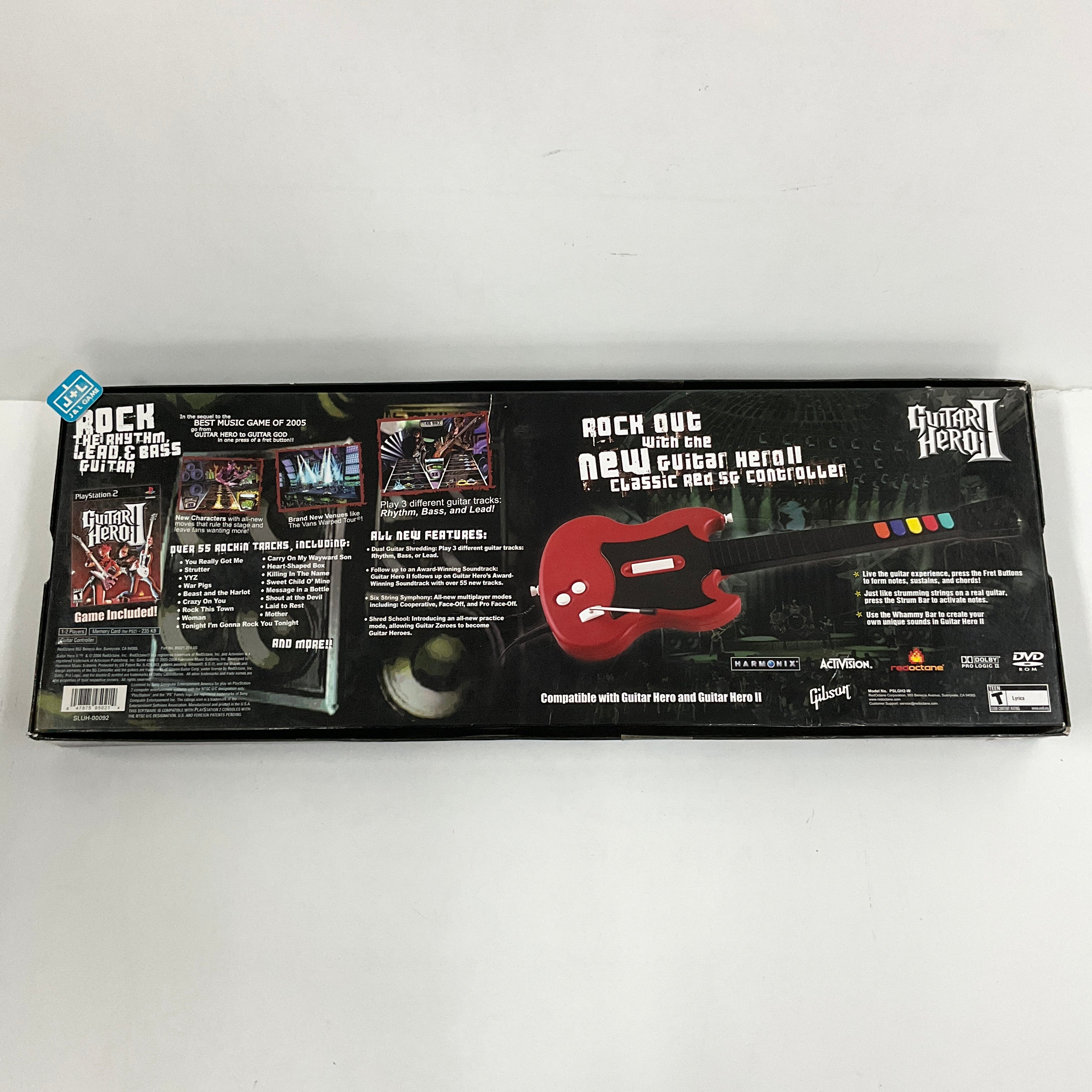 Guitar Hero 2 With Wired Guitar Controller Bundle - (PS2) PlayStation 2 [Pre-Owned] Video Games ACTIVISION   