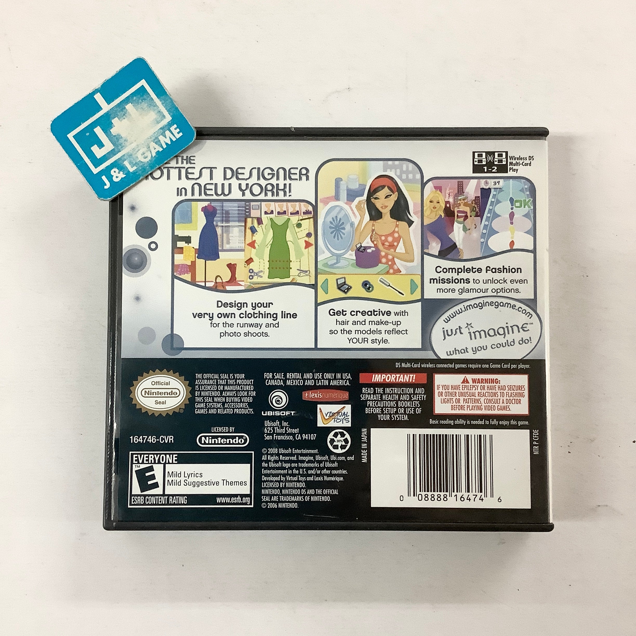 Imagine Fashion Designer New York - (NDS) Nintendo DS [Pre-Owned] Video Games Ubisoft   