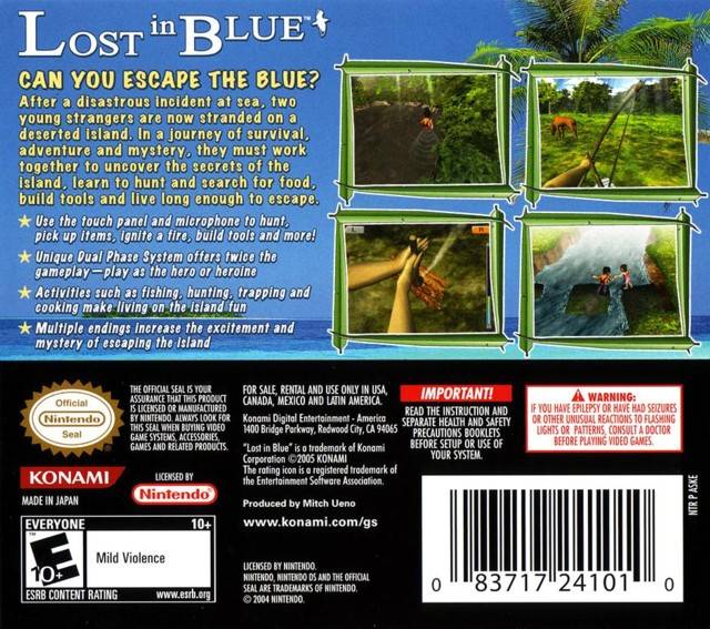 Lost in Blue - (NDS) Nintendo DS [Pre-Owned] Video Games Konami   