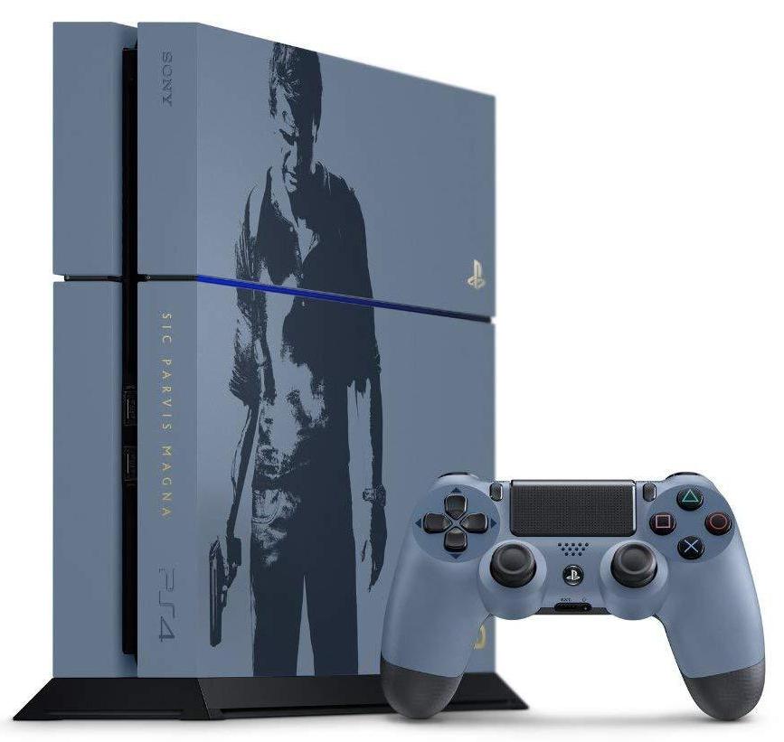 Sony PlayStation 4 500GB Console (Uncharted 4 Limited Edition Bundle) - (PS4) Playstation 4 [Pre-Owned] Consoles Sony   