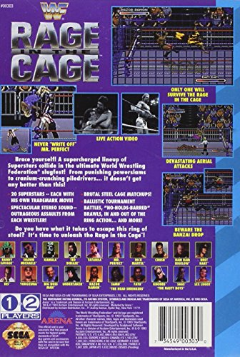 WWF Rage in the Cage - (SCD) Sega CD [Pre-Owned] Video Games Arena   