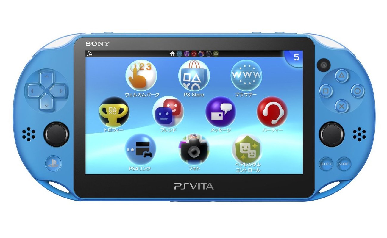 Sony PlayStation Vita 2000 Wi-Fi (Aqua Blue) - (PSV) PlayStation Vita [Pre-Owned] (Japanese Import) Consoles Sony   