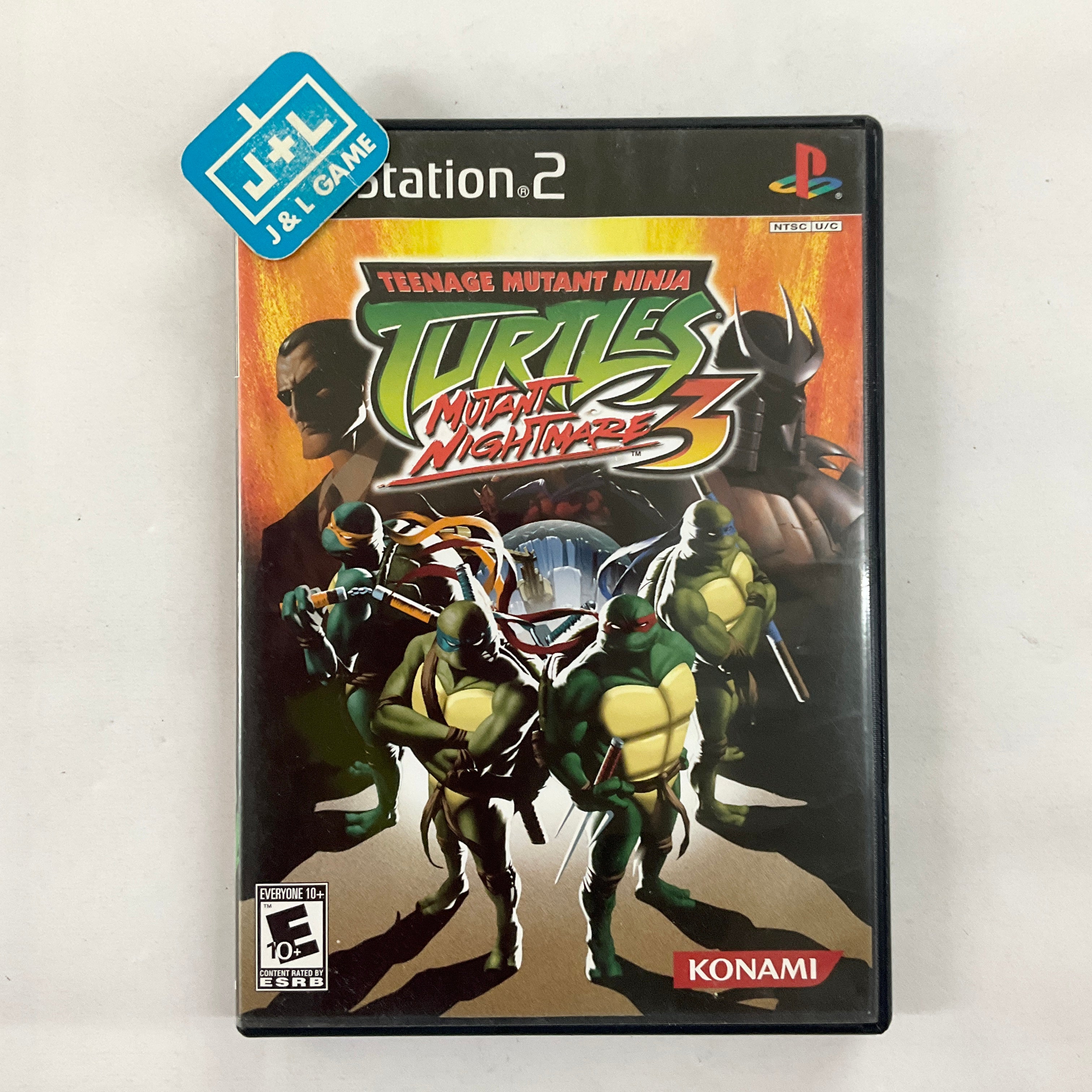 Teenage Mutant Ninja Turtles 3: Mutant Nightmare - (PS2) PlayStation 2 [Pre-Owned] Video Games Konami   