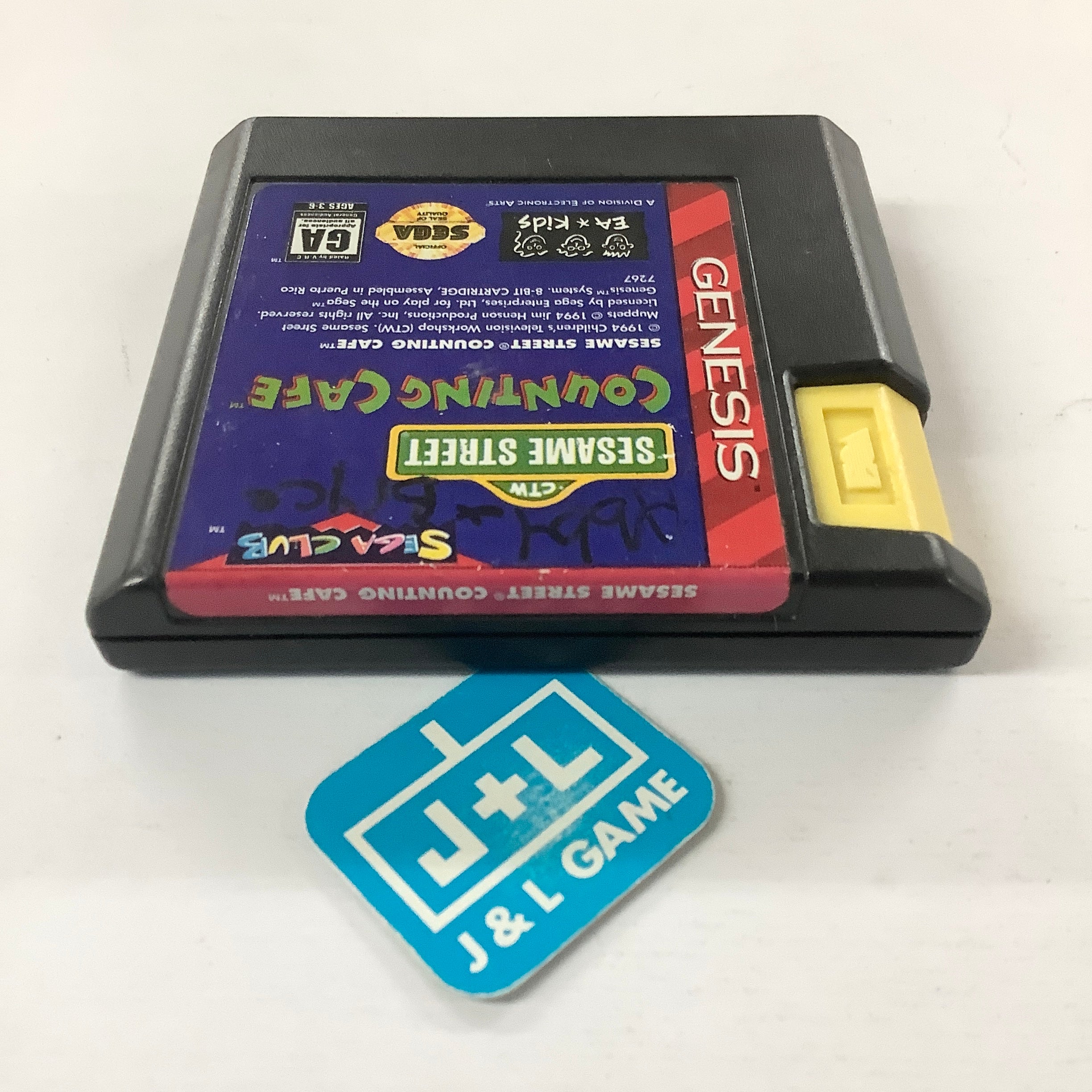 Sesame Street Counting Cafe - (SG) SEGA Genesis [Pre-Owned] Video Games Electronic Arts   