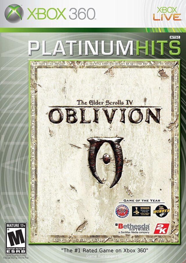 The Elder Scrolls IV: Oblivion (Platinum Hits) - Xbox 360 [Pre-Owned] Video Games 2K Games   