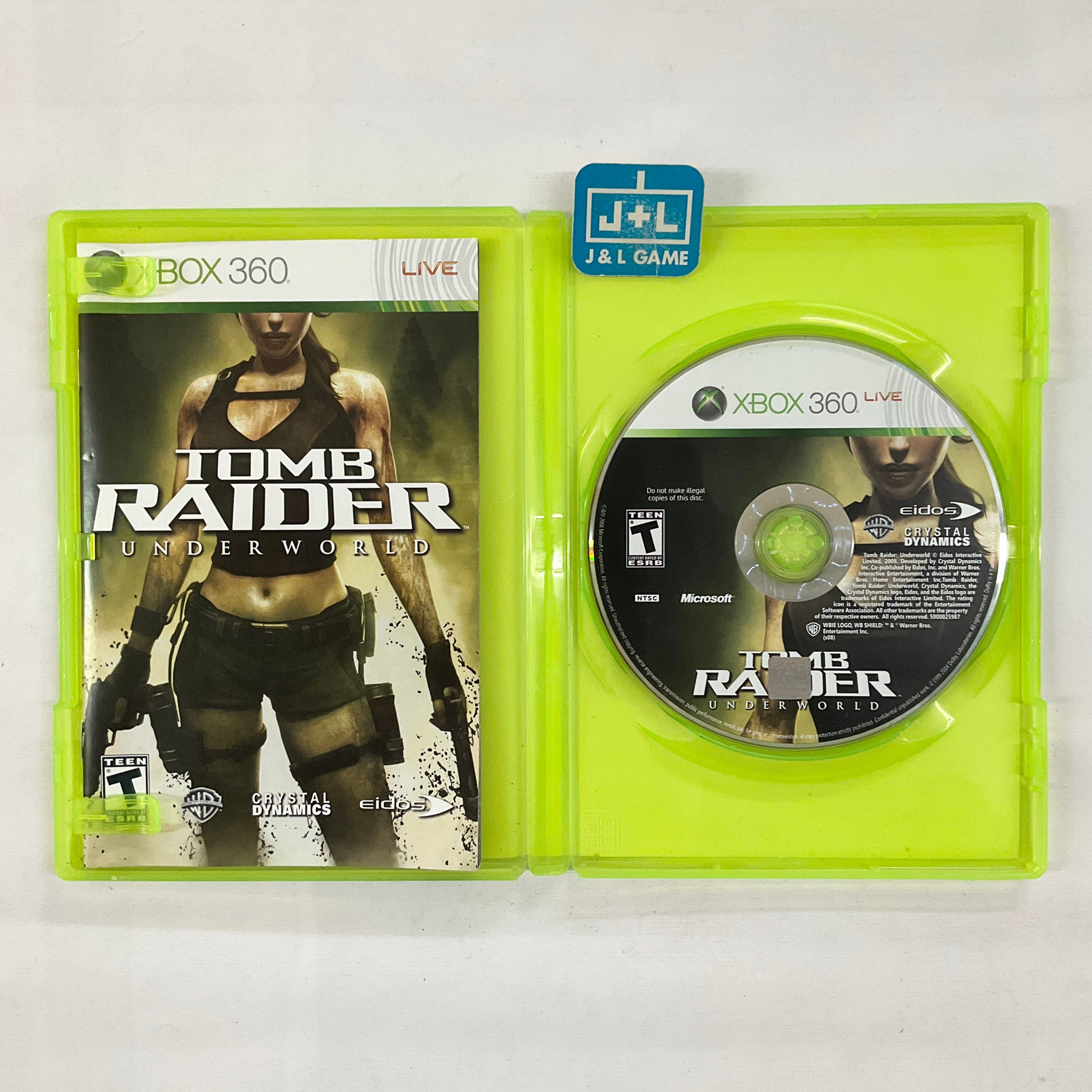 Tomb Raider: Underworld - Xbox 360 [Pre-Owned] Video Games Eidos Interactive   