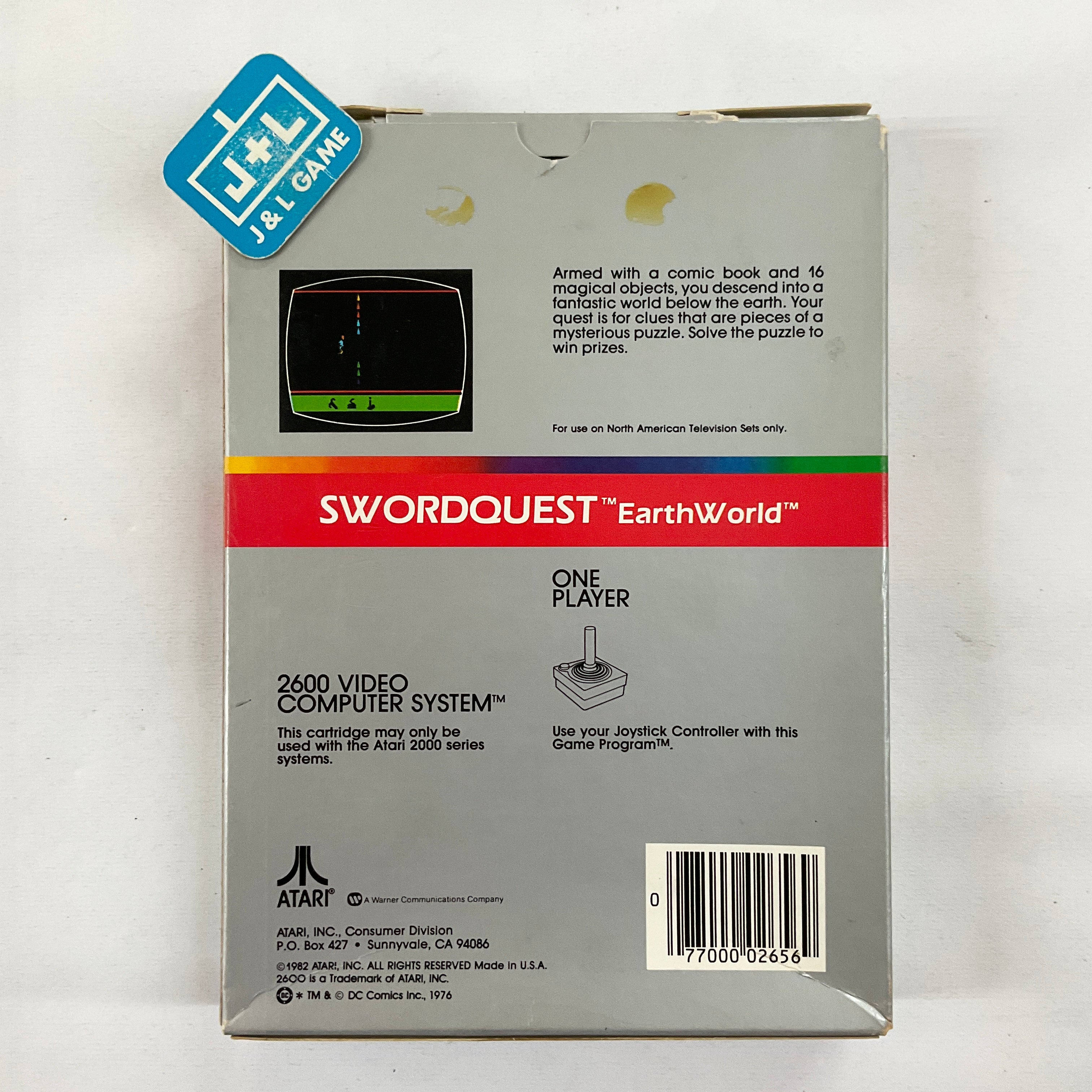 Swordquest: Earthworld - (A26) Atari 2600 [Pre-Owned] Video Games Atari Inc.   