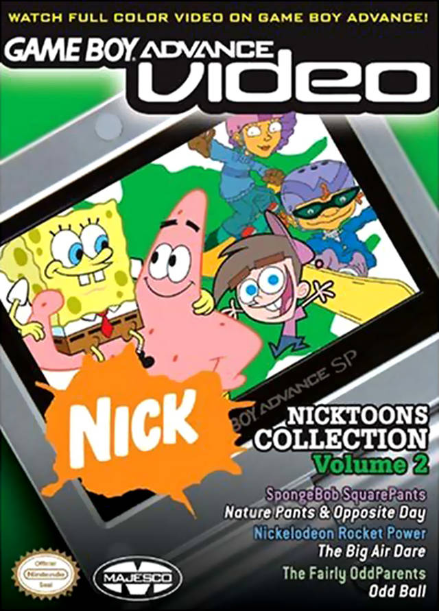 Game Boy Advance Video: Nicktoons Collection - Volume 2 - (GBA) Game Boy Advance Video Games Majesco   