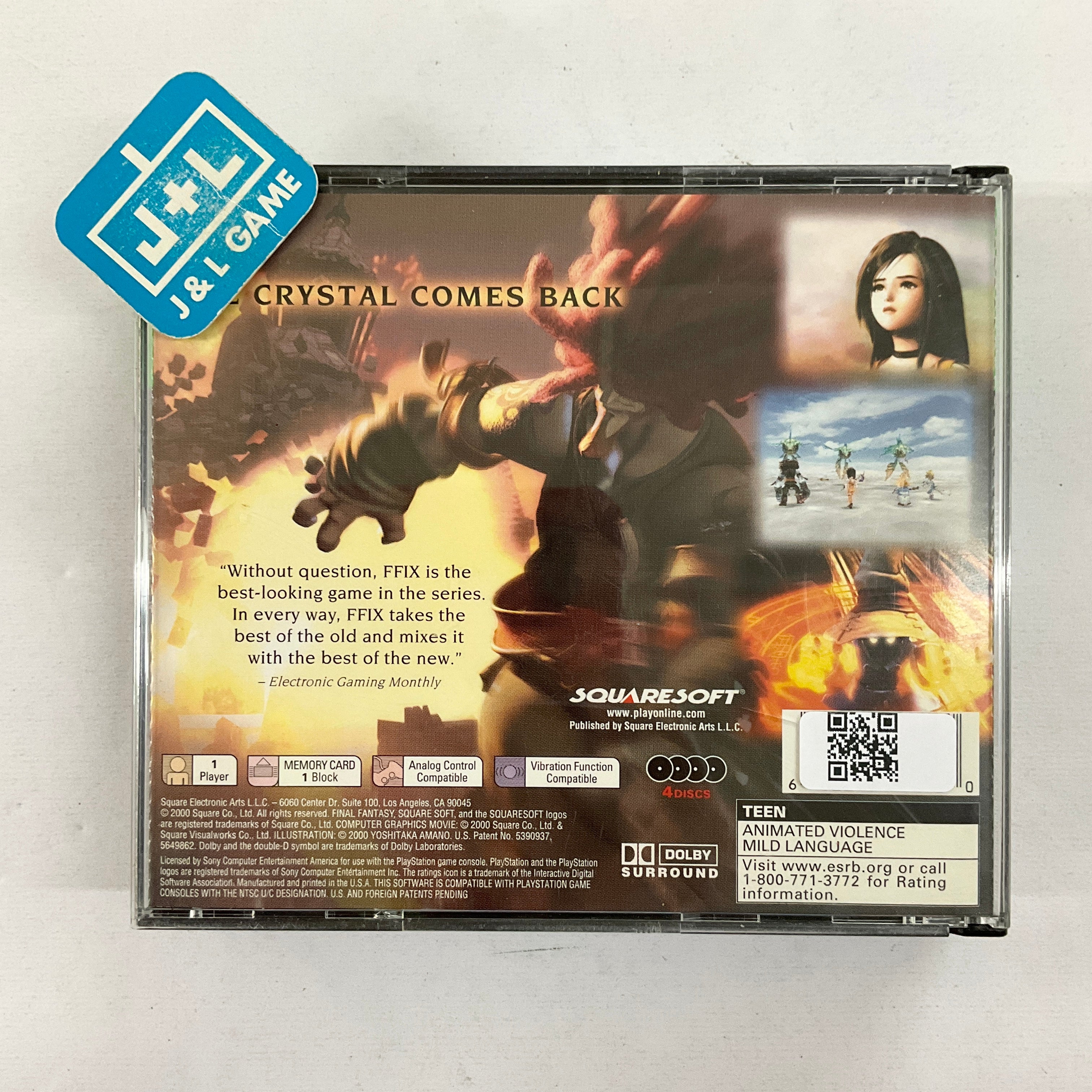 Final Fantasy IX (Greatest Hits) - (PS1) PlayStation 1 [Pre-Owned] Video Games Square Enix   