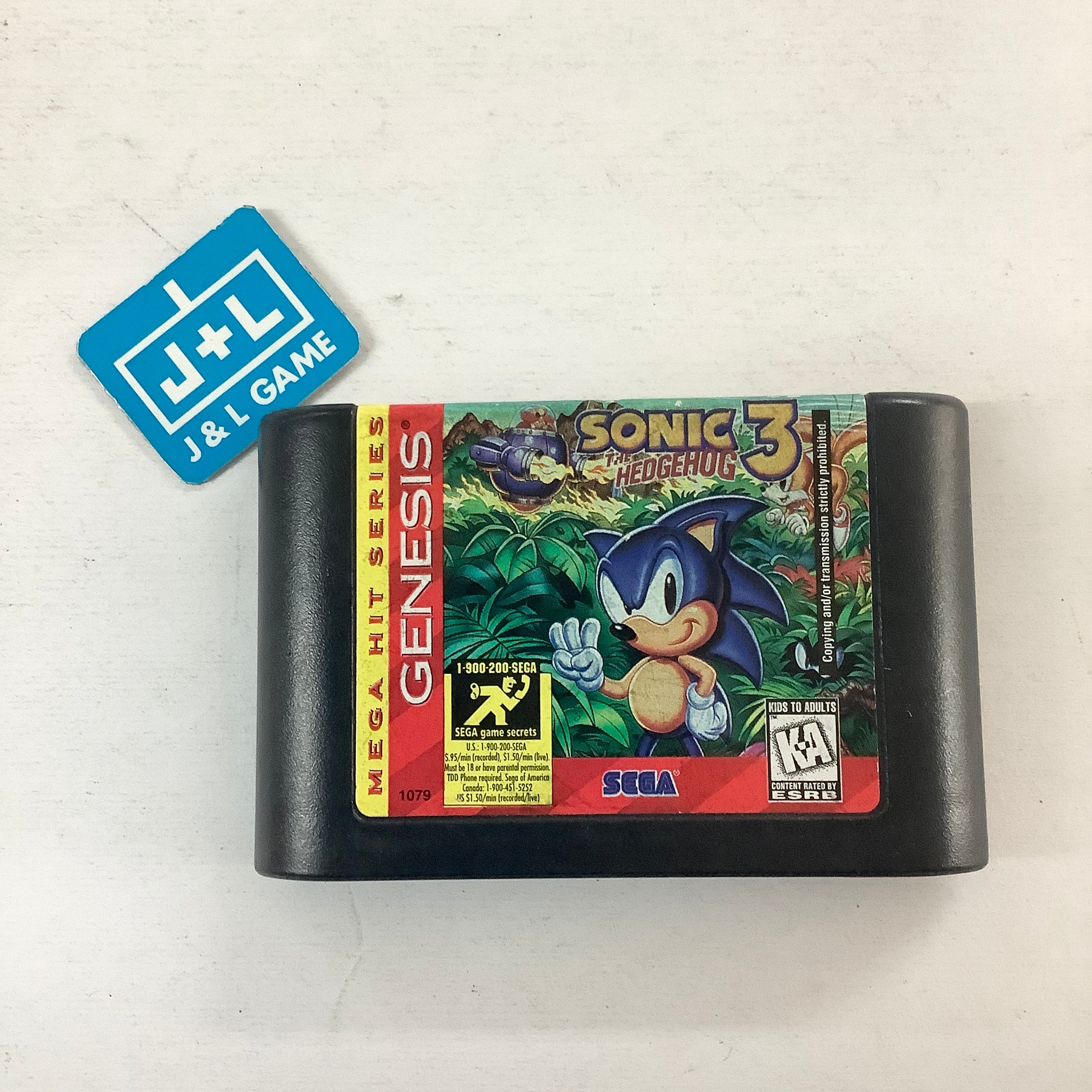 Sonic the Hedgehog 3 (Mega Hit Series) - (SG) SEGA Genesis [Pre-Owned] Video Games SEGA   