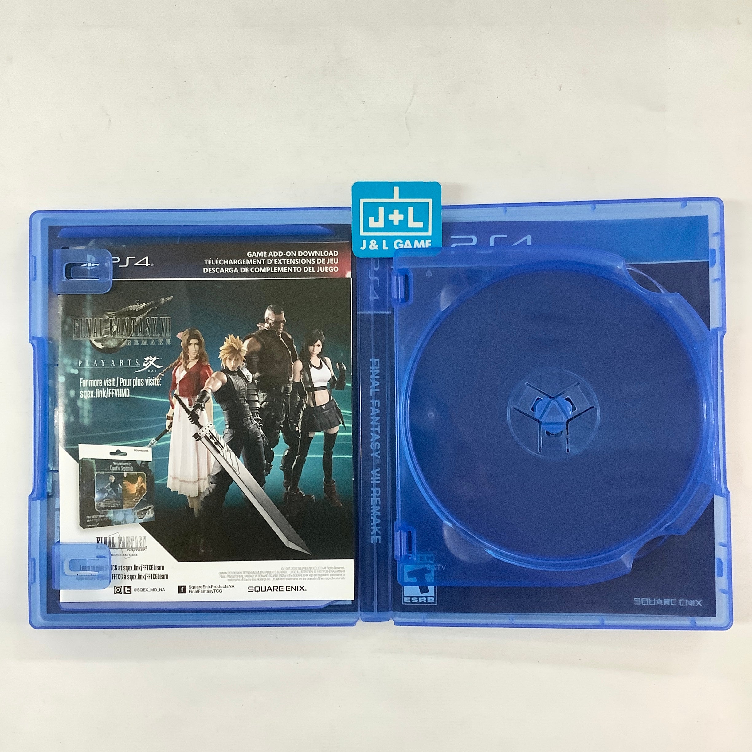 Final Fantasy VII Remake (Deluxe Edition) - (PS4) PlayStation 4 [Pre-Owned] Video Games Square Enix   