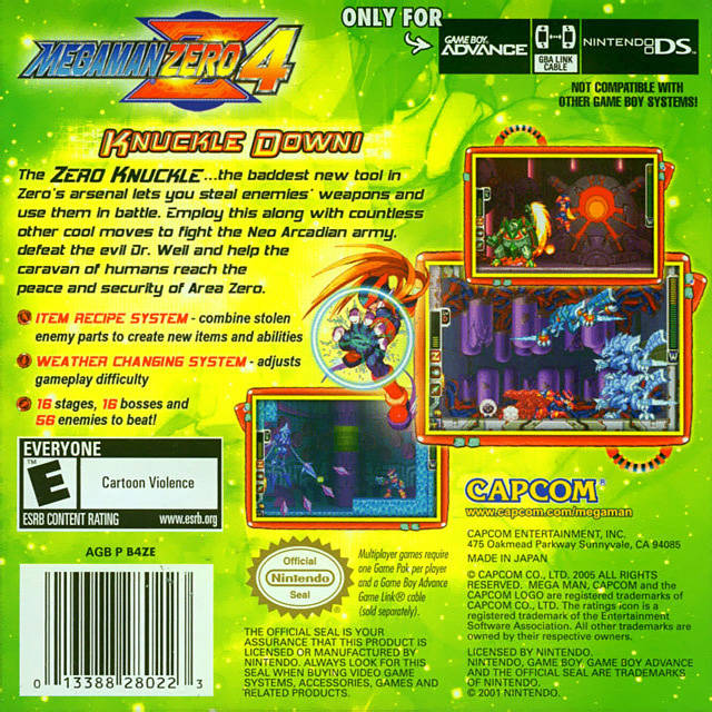 Mega Man Zero 4 - (GBA) Game Boy Advance [Pre-Owned] Video Games Capcom   