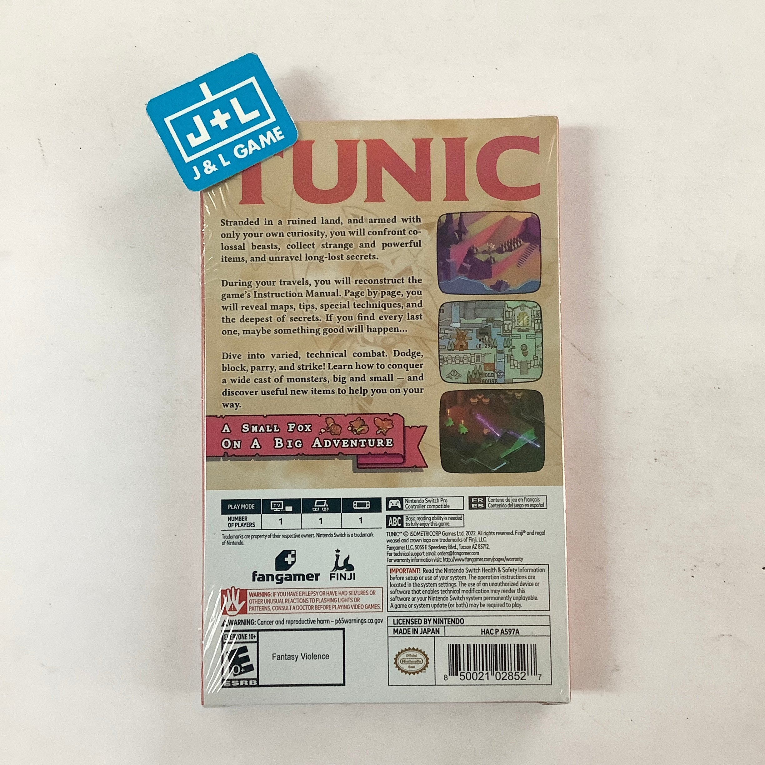 Tunic Deluxe Edition - (NSW) Nintendo Switch Video Games Fangamer   