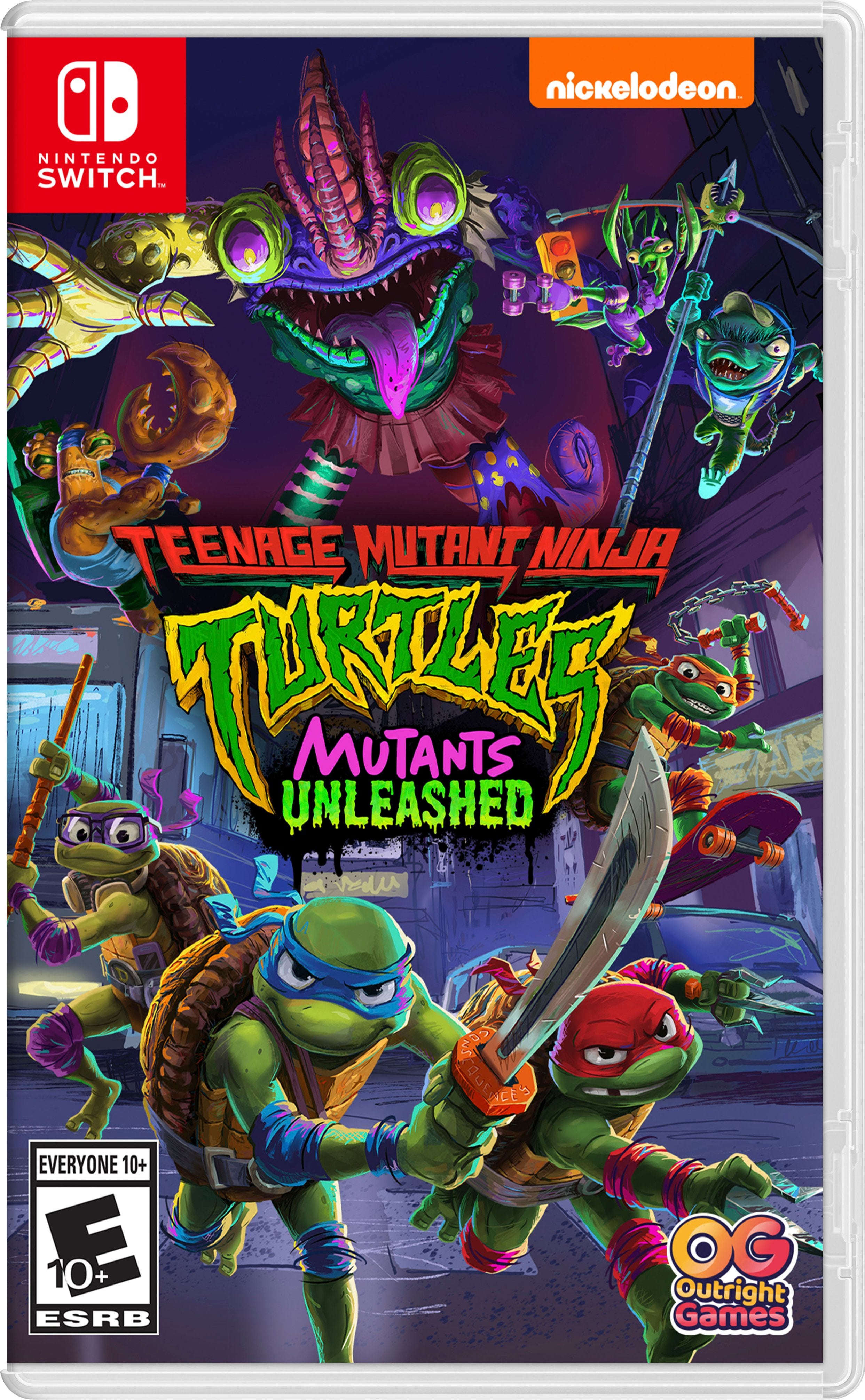 Teenage Mutant Ninja Turtles: Mutants Unleashed - (NSW) Nintendo Switch Video Games Outright Games   