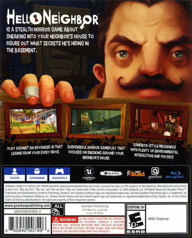 Hello Neighbor - (PS4) PlayStation 4 [Pre-Owned] Video Games Gearbox Publishing   