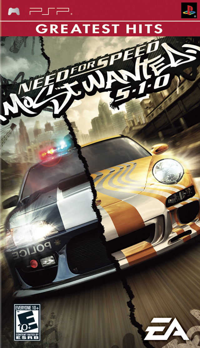 Need for Speed Most Wanted 5-1-0 (Greatest Hits) - SONY PSP [Pre-Owned] Video Games EA Games   