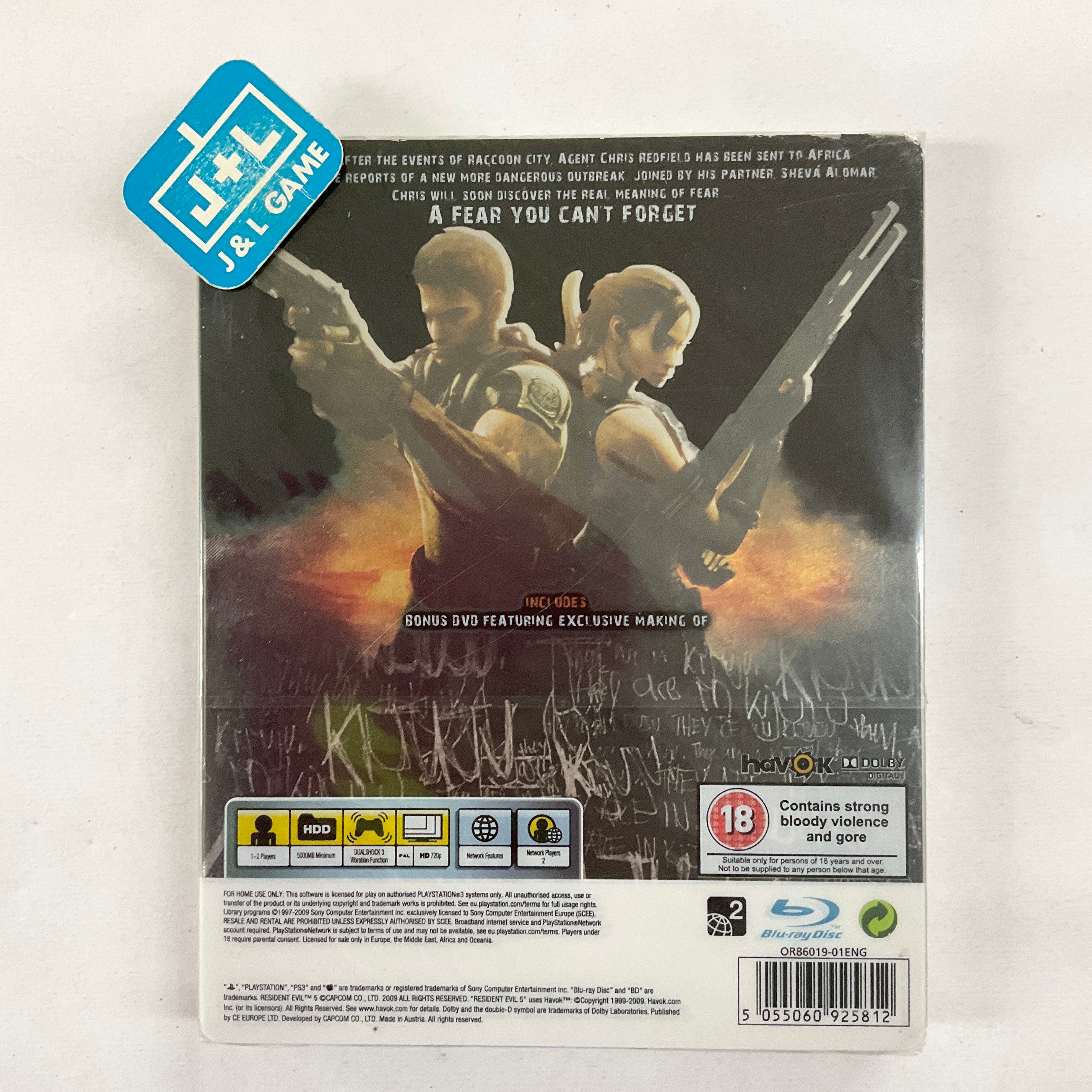 Resident Evil 5 (Collector's Edition) - (PS3) Playstation 3 (European Import) Video Games Capcom   