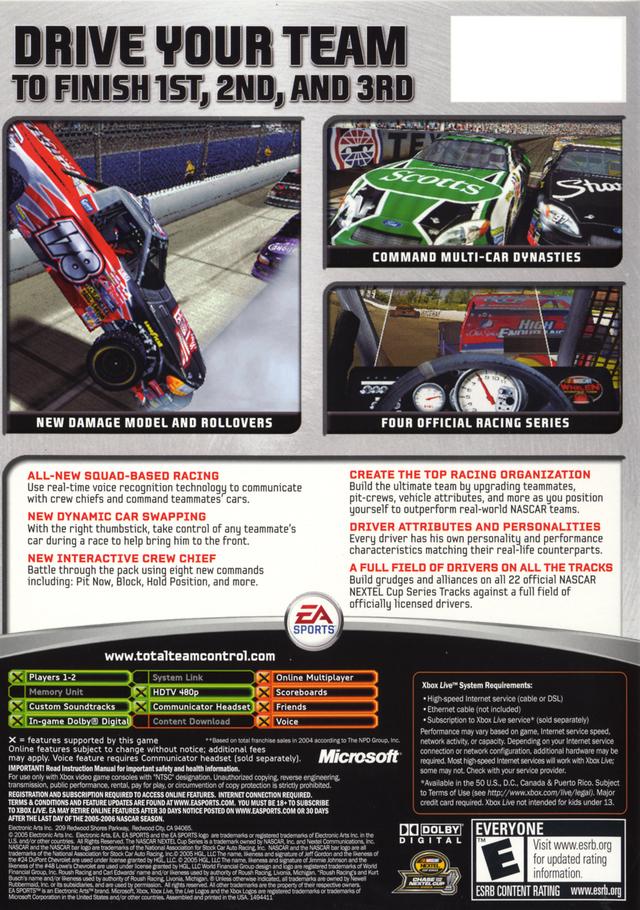 NASCAR 06: Total Team Control - (XB) Xbox Video Games EA Sports   