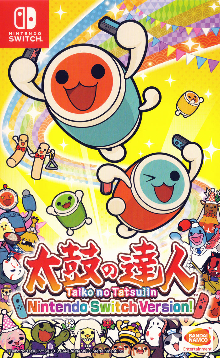 Taiko no Tatsujin: Drum 'n' Fun! (English Sub) - (NSW) Nintendo Switch (Asia Import) Video Games Bandai Namco Games   