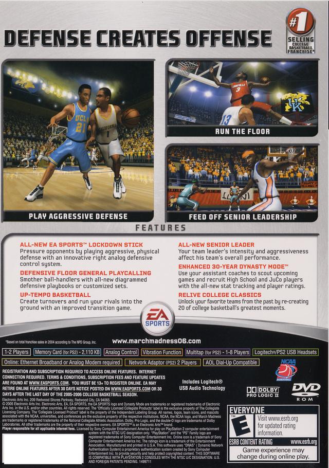 NCAA March Madness 06 - (PS2) PlayStation 2 [Pre-Owned] Video Games EA Sports   