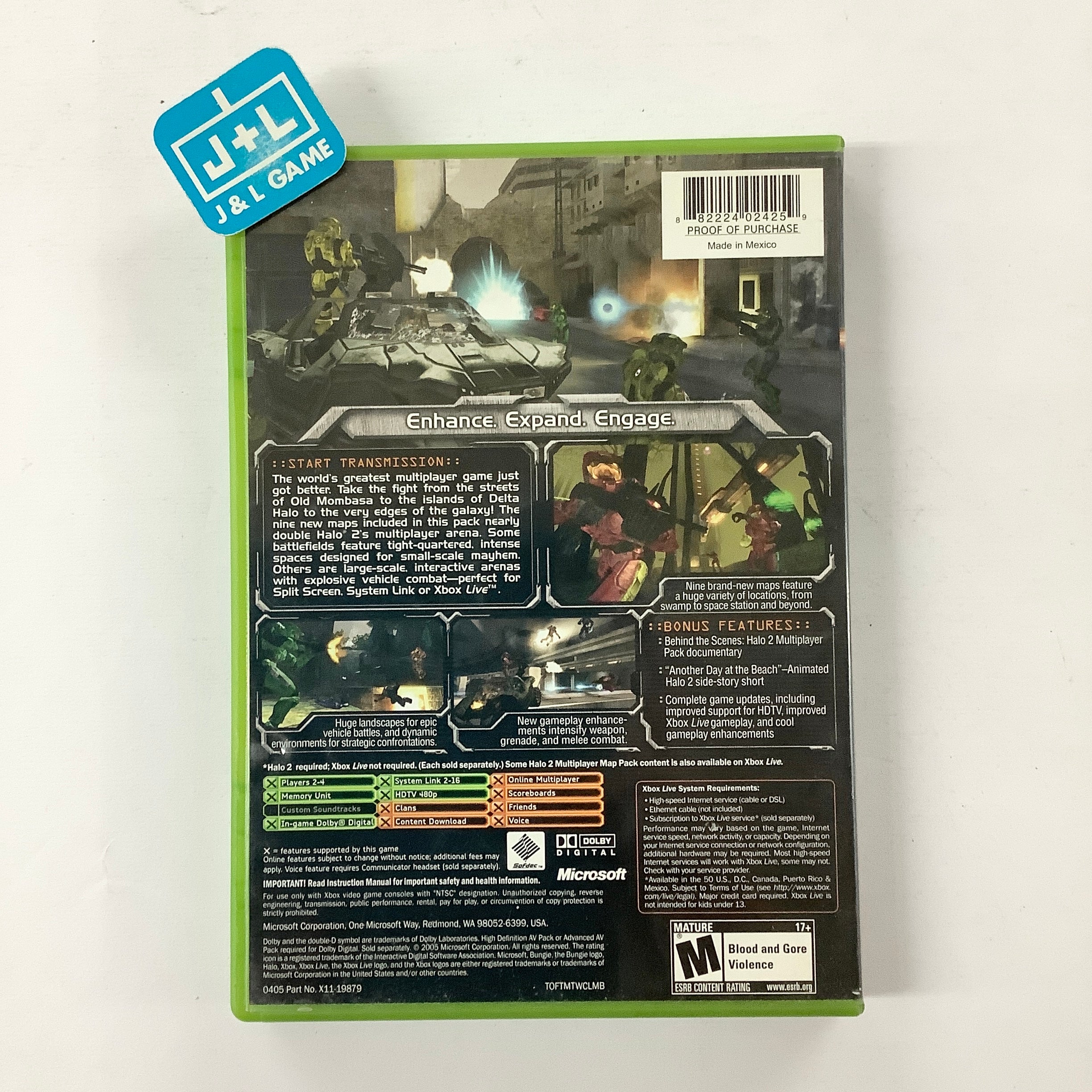 Halo 2 Multiplayer Map Pack - (XB) Xbox [Pre-Owned] Video Games Microsoft Game Studios   