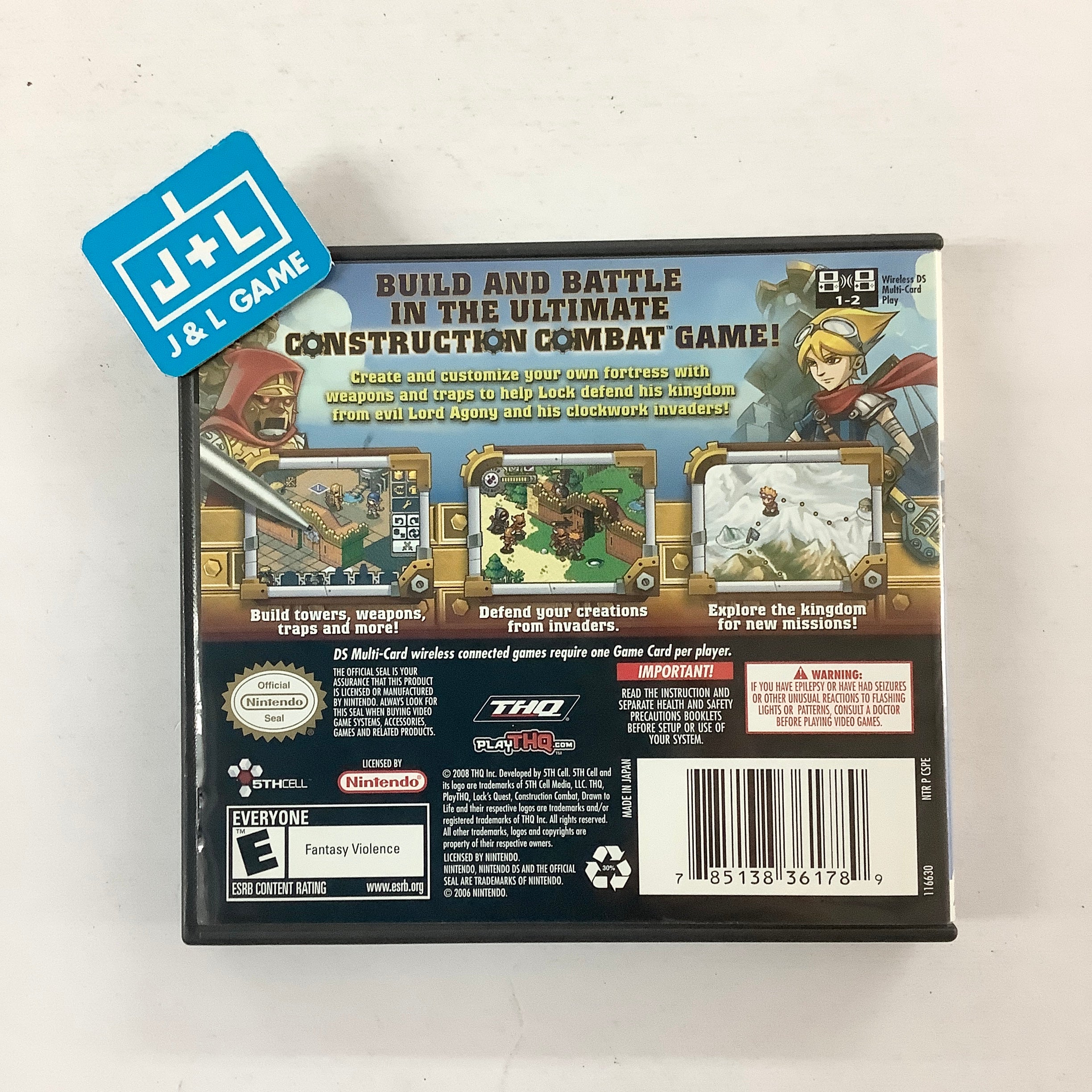 Lock's Quest - (NDS) Nintendo DS [Pre-Owned] Video Games THQ   