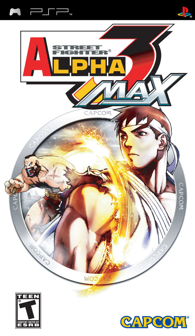 Street Fighter Alpha 3 Max - Sony PSP [Pre-Owned] Video Games Capcom   