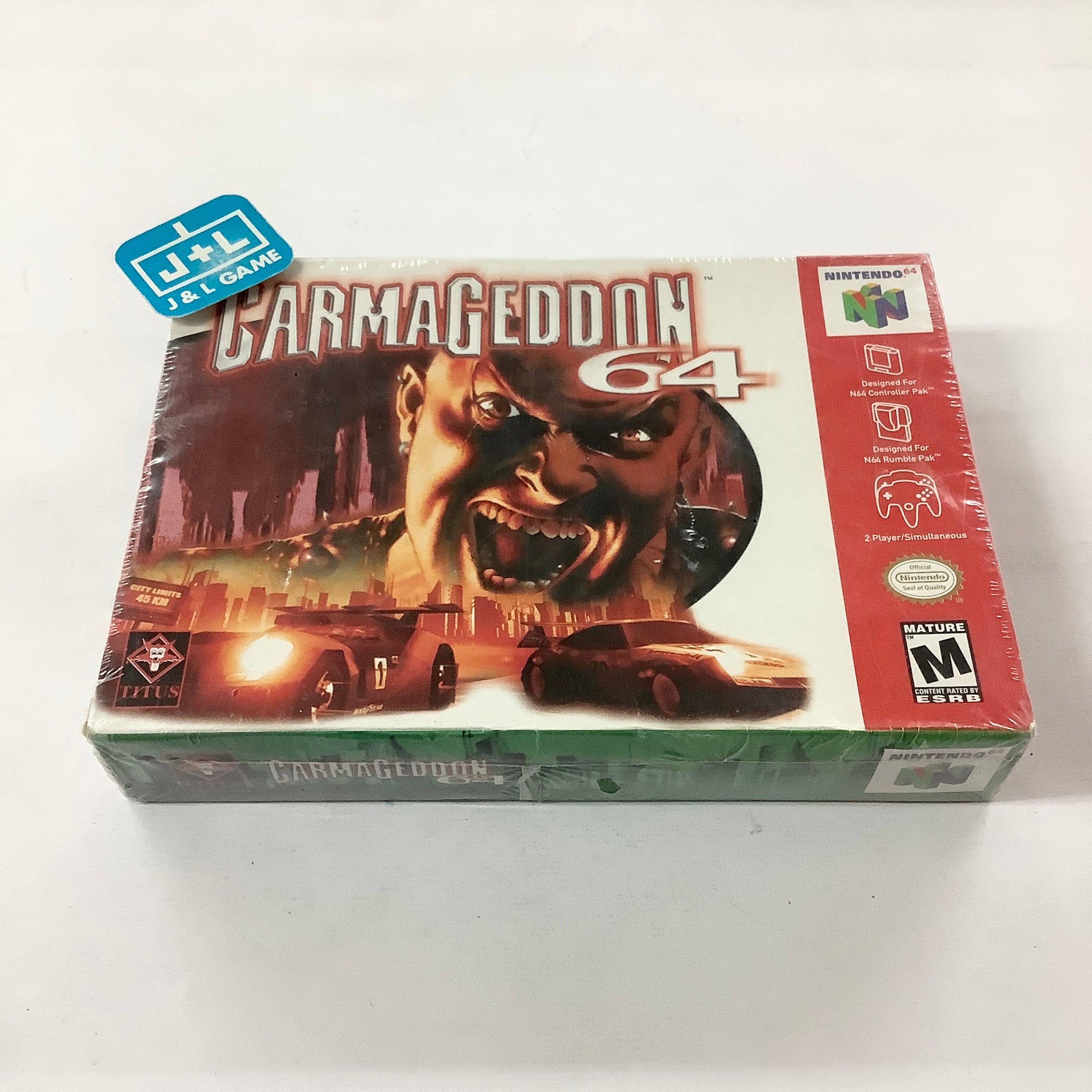 Carmageddon 64 - (N64) Nintendo 64 Video Games Titus Software   