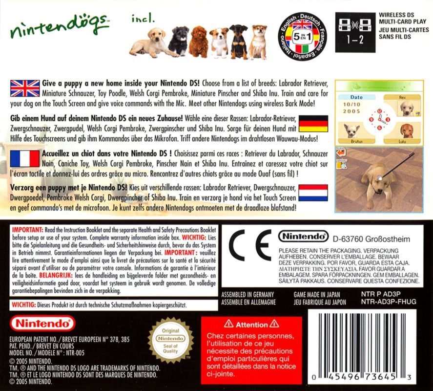 Nintendogs Lab & Friends - (NDS) Nintendo DS [Pre-Owned] (European Import) Video Games Nintendo   